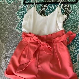 Coral Windsor Romper size M